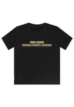 F4NT4STIC Pink Floyd Prism Retro Stripes.Premium Rock Metal Musik Band- T-Shirt Print - Black -Olivia 016d251054f84419aec42658a90d8b78