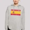F4NT4STIC Spanien Flagge Distressed - Hoodie - Grey