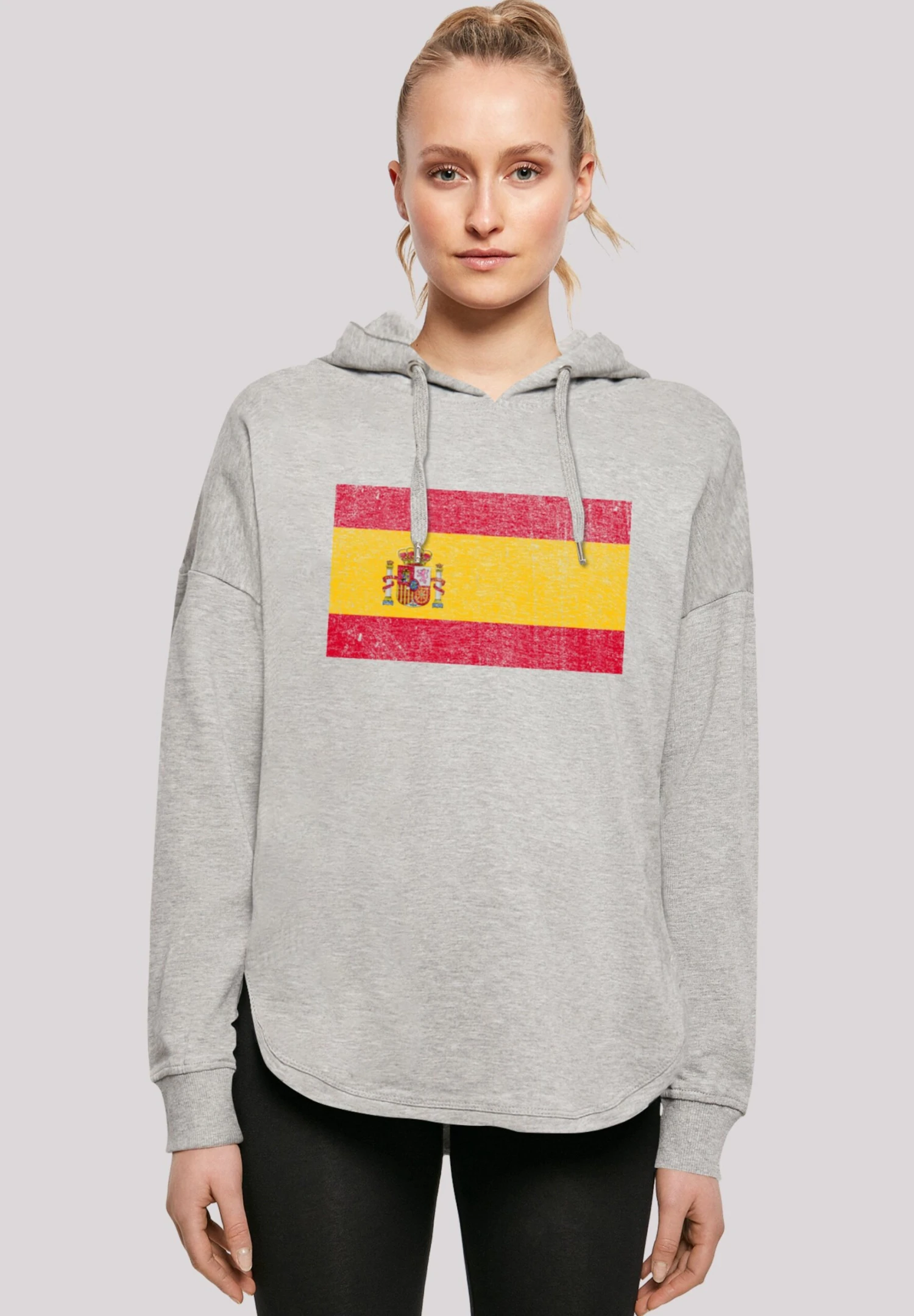 F4NT4STIC Spanien Flagge Distressed - Hoodie - Grey 3 F4NT4STIC Spanien Flagge Distressed - Hoodie - Grey