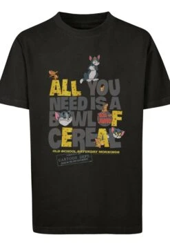 F4NT4STIC Tom And Jerry Tv Serie All You Need Is - T-Shirt Print - Black -Olivia 055b4279c85046e7b5505d4f7155c10b