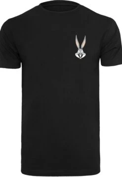 F4NT4STIC Looney Tunes Bugs Bunny- T-Shirt Print - Black -Olivia 0614e5a270f24842af7500c5277e7c6c