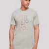 F4NT4STIC Herz Karo Kreuz Pik - T-Shirt Print - Heather Grey -Olivia 075e08bbb5f24d3abf0f2b4d0c1fe2a3