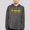 F4NT4STIC Retro Gaming Datasoft Logo- Hoodie - Charcoal
