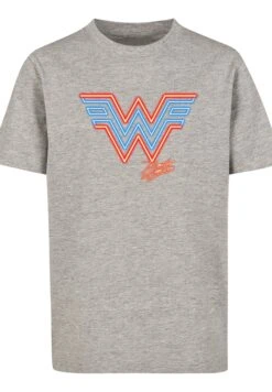 F4NT4STIC Dc Comics- T-Shirt Print - Heather Grey