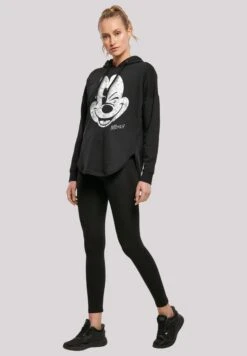 F4NT4STIC Disney Micky Maus Zeichentrick Since Beaten Face - Hoodie - Black -Olivia 099e942852334c61a7a0235ded1201b3