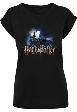 F4NT4STIC Harry Potter Hogwarts Castle - T-Shirt Print - Black -Olivia 0b79104cafa448bd86b0ef9a3b88e7ea