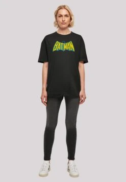 F4NT4STIC Dc Comics Batman Crackle - T-Shirt Print - Black -Olivia 0b7eb7ce253f48fea241001e828e679e