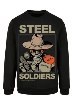 F4NT4STIC Retro Gaming Steel Soldiers - Sweater - Black -Olivia 0bbe7dfb217b41c9b339944570b75d8b