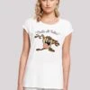 F4NT4STIC Looney Tunes Taz That'S All Folks - T-Shirt Print - White -Olivia 0c4b3aab4ffc4849b177092680f8a152