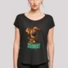 F4NT4STIC Long Cut Scooby Doo Puppy - T-Shirt Print - Black -Olivia 0d36a39920b3457fa97a96979ef3b013