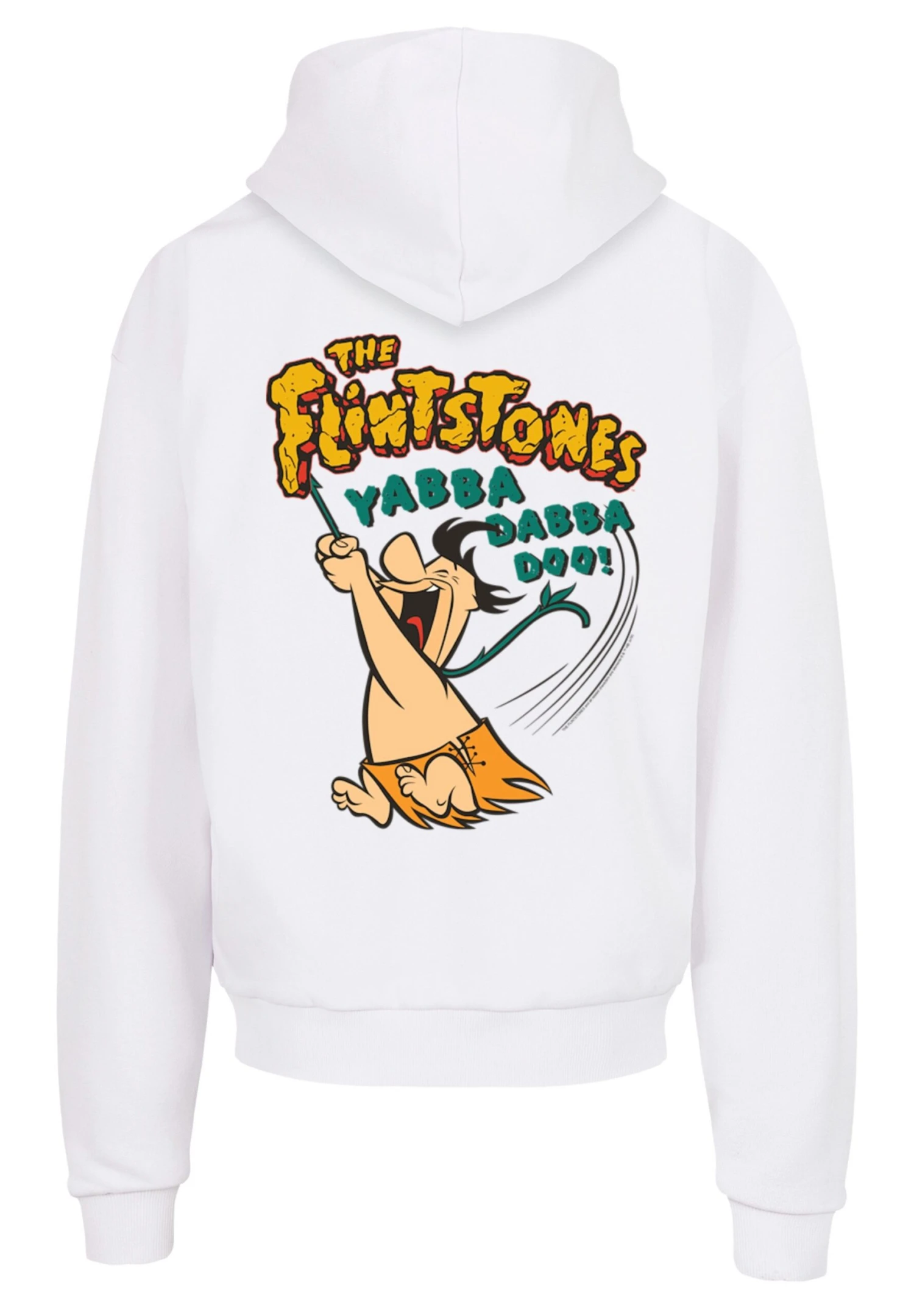 F4NT4STIC The Flinstones Fred Yabba Dabba Doo- Hoodie - White 9 F4NT4STIC The Flinstones Fred Yabba Dabba Doo- Hoodie - White - Afbeelding 7