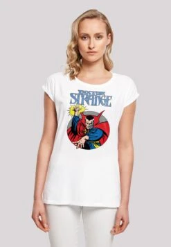 F4NT4STIC Marvel Doctor Strange Circle - T-Shirt Print - White