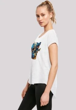 F4NT4STIC Skull - T-Shirt Print - Weiß -Olivia 0f92cadaa51940e38ac7d024a51291c0