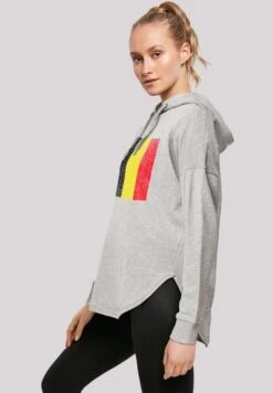 F4NT4STIC Belgien Flagge - Hoodie - Grey -Olivia 11082b534af645b6bcb2b7ff89d05e0c