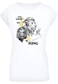 F4NT4STIC Disney König Der Löwen Movie It'S Good To Be King - T-Shirt Print - White -Olivia 1392e5f37e3d494d97533cf56bd1d7b1