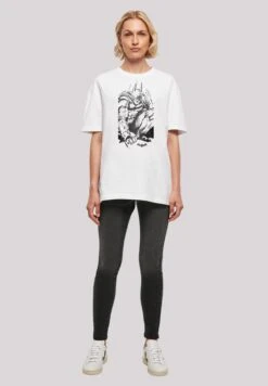 F4NT4STIC Dc Comics Superhelden Batman Arkham Knight - T-Shirt Print - White -Olivia 1509c58e433a49b4ba4a9ce03e69fb21