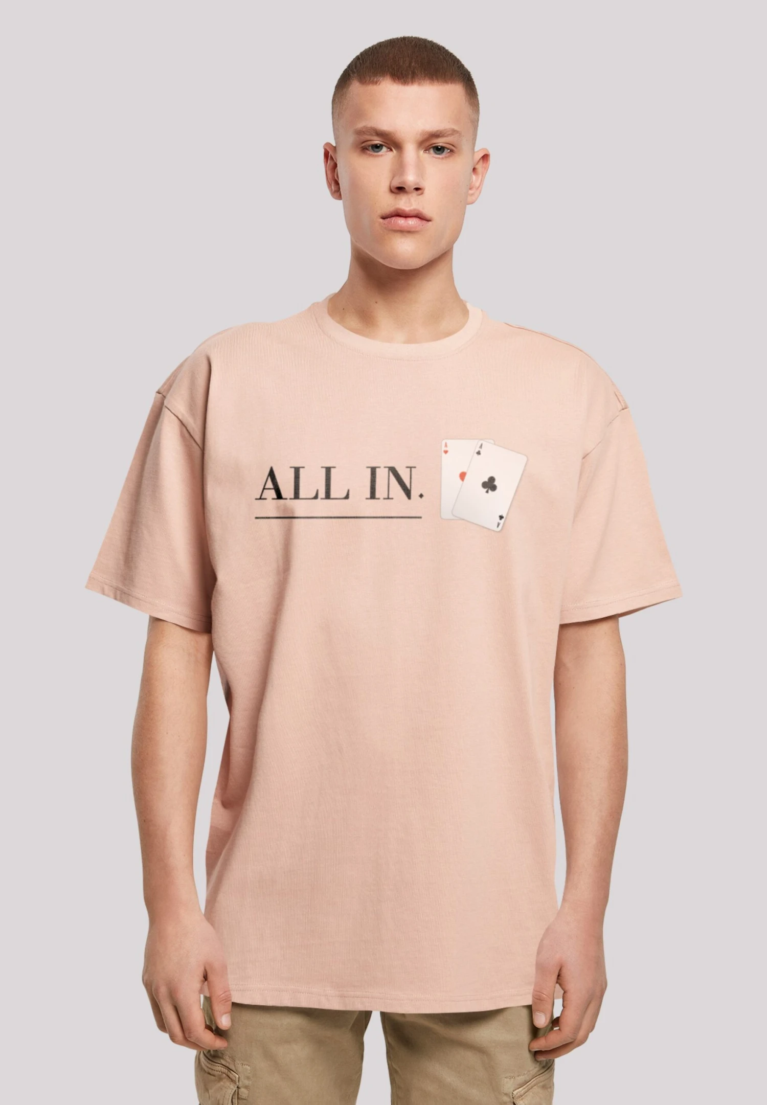 F4NT4STIC Poker All In Karten - T-Shirt Print - Amber 3 F4NT4STIC Poker All In Karten - T-Shirt Print - Amber