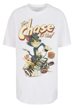 F4NT4STIC Tom Und Jerry The Chase Is On - T-Shirt Print - White -Olivia 17424425857e4c5d9ff41a9e5151d2f2
