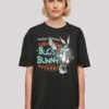 F4NT4STIC Looney Tunes Trickfilm Serie Cartoon Vintage Bugs Bunny - T-Shirt Print - Black