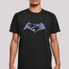 F4NT4STIC Dc Comics Batman V Superman Battle - T-Shirt Print - Black -Olivia 1aaca16d6fd64c8d97fdbc1178fced2d
