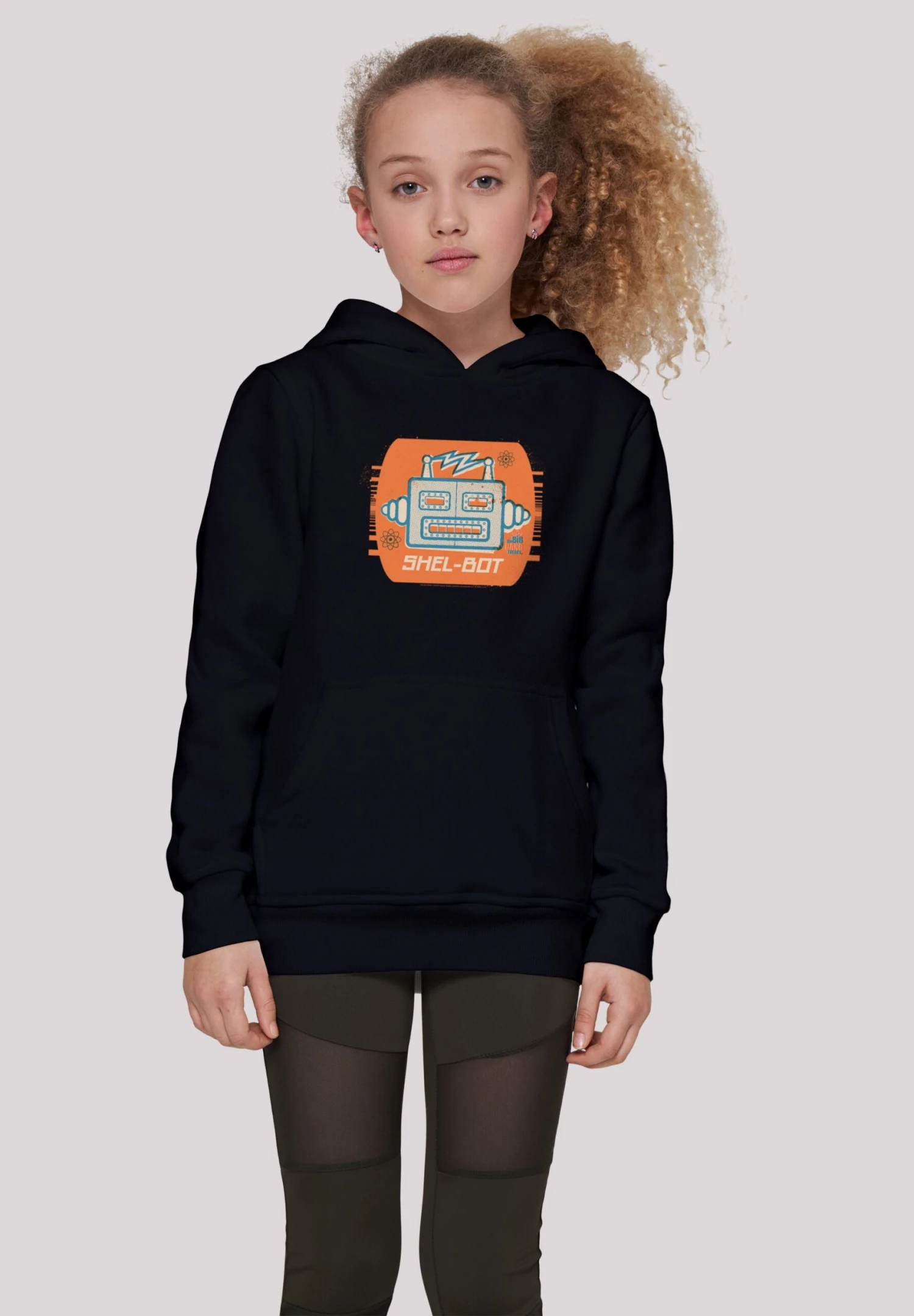 F4NT4STIC Big Bang Theory Tv Serie Shel Bot Icon - Hoodie - Black 4 F4NT4STIC Big Bang Theory Tv Serie Shel Bot Icon - Hoodie - Black - Afbeelding 2
