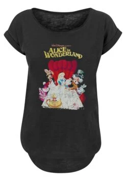 F4NT4STIC Disney Alice Im Wunderland Retro Poster - T-Shirt Print - Black -Olivia 1bc0b3ba5f0e462b975ad3a72ecc3240