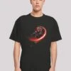 F4NT4STIC Dc Comics Aquaman Black Manta Flash - T-Shirt Print - Black