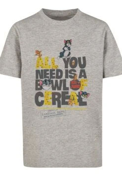 F4NT4STIC Tom And Jerry Tv Serie All You Need Is - T-Shirt Print - Heather Grey -Olivia 1cdb01aa3a64488da5b6554358d83c29