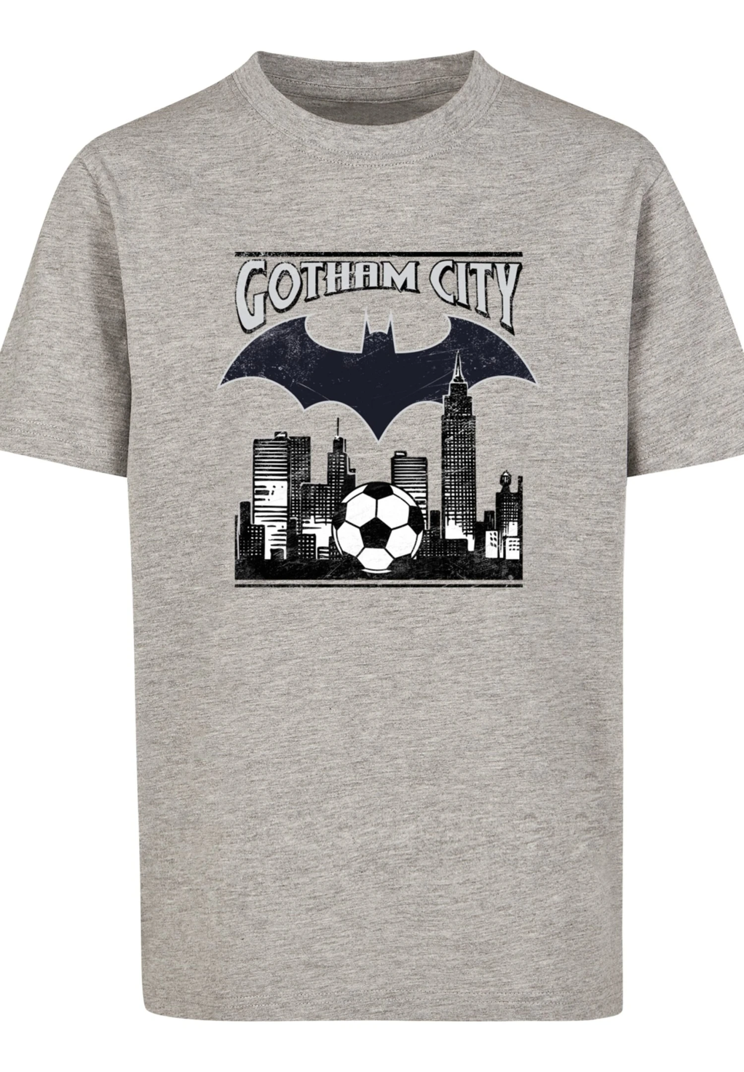 F4NT4STIC Dc Comics Batman Football Gotham City - T-Shirt Print - Heather Grey 8 F4NT4STIC Dc Comics Batman Football Gotham City - T-Shirt Print - Heather Grey - Afbeelding 6