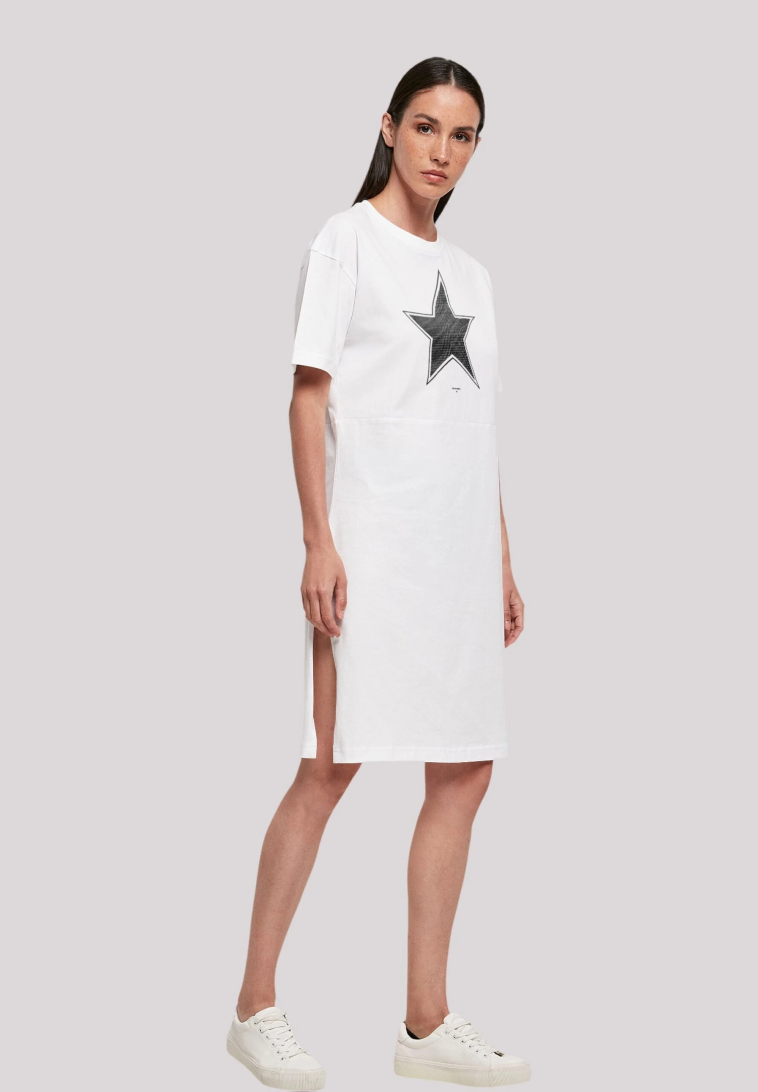 F4NT4STIC Stern Basic - Jerseyjurk - Weiß 4 F4NT4STIC Stern Basic - Jerseyjurk - Weiß - Afbeelding 2