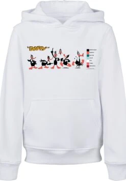 F4NT4STIC Looney Tunes Daffy Duck Colour Code - Sweater - White -Olivia 20fdaf75f0634977860cb62ab27bed3a