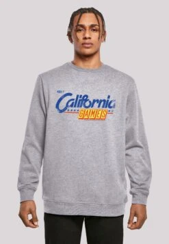 F4NT4STIC Retro Gaming California Games Logo - Sweater - Heather Grey