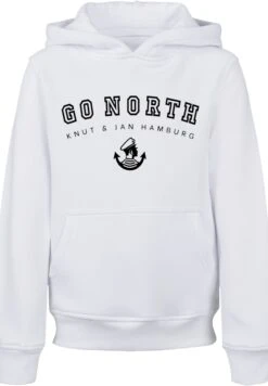 F4NT4STIC Go North Knut Jan Hamburg - Hoodie - Weiß -Olivia 225c1962c8fc4f798d679acc83e460c8
