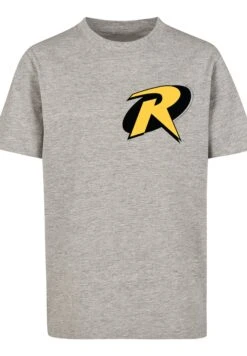 F4NT4STIC Dc Comics Batman Robin- T-Shirt Print - Heather Grey