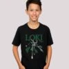 F4NT4STIC Marvel Universe Loki Scepter Premium Superhelden Iron Man Capt - T-Shirt Print - Black