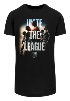 F4NT4STIC Dc Comics Justice League Movie Unite The League - T-Shirt Print - Black -Olivia 23424c5eb3884d4f8e46204b1e6e6055