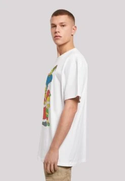 F4NT4STIC The Simpsons Weihnachten Family - T-Shirt Print - White -Olivia 23a1b6ca83394ce4b6a845806ef51655