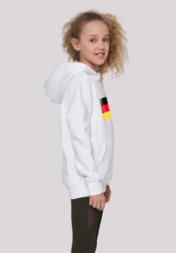 F4NT4STIC Germany Deutschland Flagge Distressed - Hoodie - Weiß -Olivia 2498ab559a034fa49bf74539c75c3e22