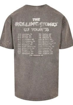 F4NT4STIC The Rolling Stones Us Tour78 - T-Shirt Print - Asphalt -Olivia 25180ef90ecf4e40a0772560af91c6f4