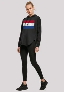 F4NT4STIC Netherlands Holland Flagge Distressed - Hoodie - Schwarz -Olivia 26f07b7cf4ad4fa38b7cd66b5b85b21a