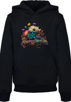 F4NT4STIC Blumen Auto- Hoodie - Schwarz -Olivia 276a13b18a4f425489d845642df4fab3