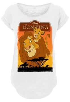 F4NT4STIC Der König Der Löwen Simba Und Mufasa - T-Shirt Print - White -Olivia 2839c43f3fbc45d280eb8d95b0cc355d