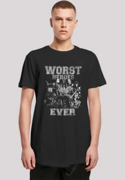 F4NT4STIC Suicide Squad Worst Heroes Ever - T-Shirt Print - Black