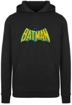 F4NT4STIC Dc Comics Superhelden Batman Crackle Logo - Hoodie - Black -Olivia 2947089c763b49a097ca090ea6b2e5d4