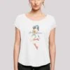 F4NT4STIC Long Cut Dc Comics Wonderwomand Classic Jump - T-Shirt Print - White -Olivia 29f1848da5674dbc8a25e50ab23e4ad5