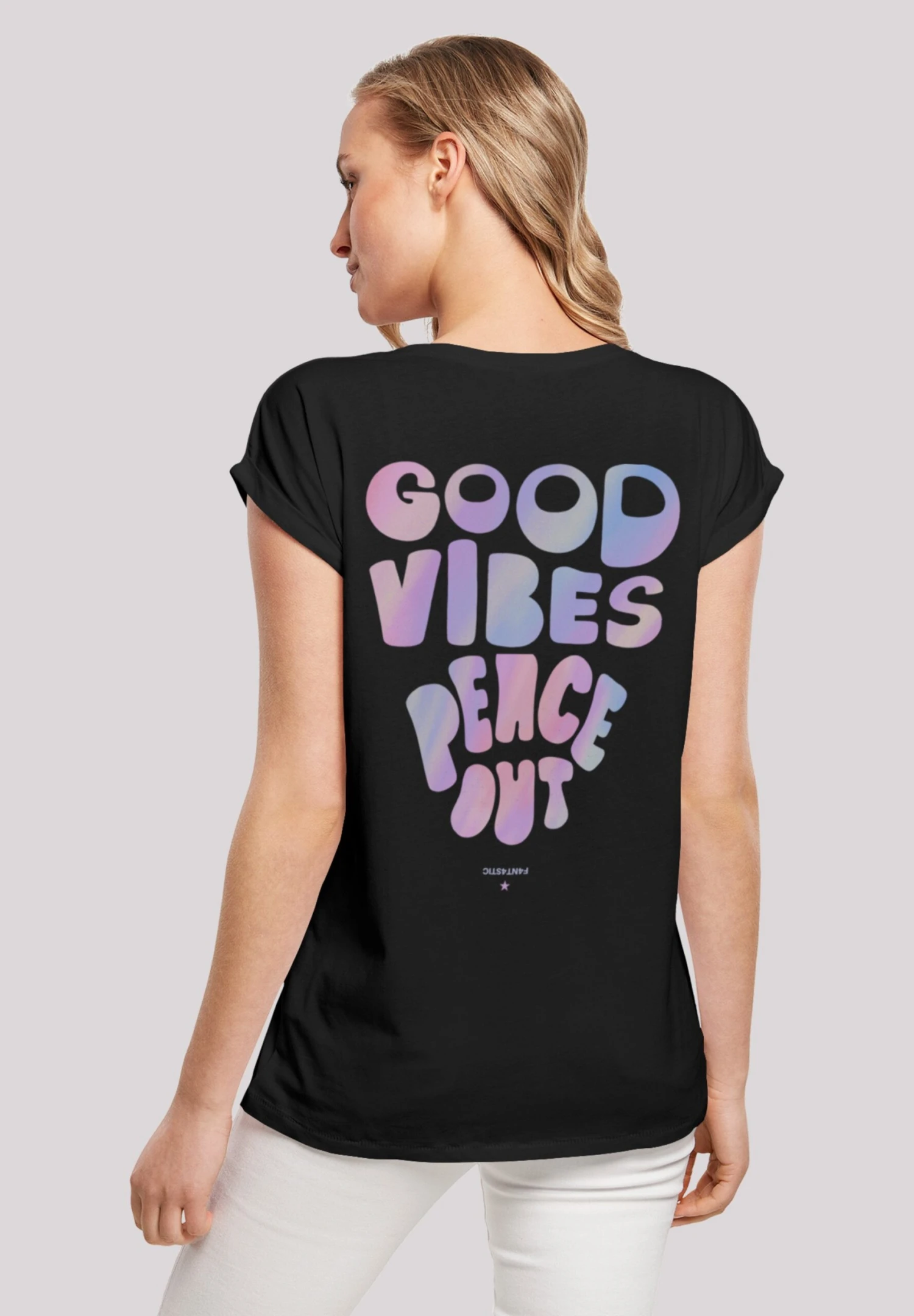 F4NT4STIC Peace Out - T-Shirt Print - Schwarz 3 F4NT4STIC Peace Out - T-Shirt Print - Schwarz