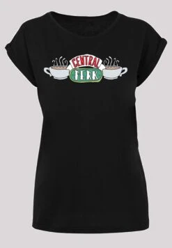 F4NT4STIC Friends Central Perk Sketch -With Extended Shou - T-Shirt Print - Black -Olivia 2c594ebc78694a70a574896c53ac446c