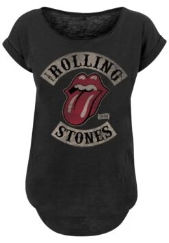 F4NT4STIC Plus Size The Rolling Stones Tour '78 - T-Shirt Print - Schwarz