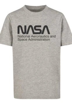 F4NT4STIC Nasa Logo One Tone - T-Shirt Print - Heather Grey -Olivia 2eb292fdc2bc4774ab81cddbf56679e8