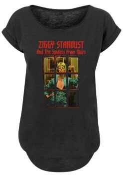 F4NT4STIC David Bowie Ziggy Stardust Spider - T-Shirt Print - Black -Olivia 3032e9ff15c74fc78c7cee776c869751